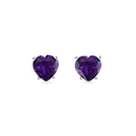 HEART SHAPE AMETHYST EARRINGS AT REGARD JEWELRY IN AUSITN, TEXAS - Regard Jewelry