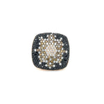Multi-Colored Diamond Cluster Ring at Regard Jewelry in Austin, Texas - Regard Jewelry