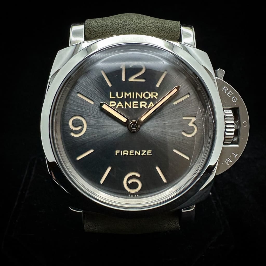 Panerai Special Editions Luminor 1950 3 Days Firenze - PAM00605 - Gray Dial 47mm Special Edition at Regard Jewelry in Austin, Texas - Regard Jewelry