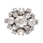 Platinum Art Deco Ring with Old Cushion Diamond at Regard Jewelry in Austin, Texas - Regard Jewelry