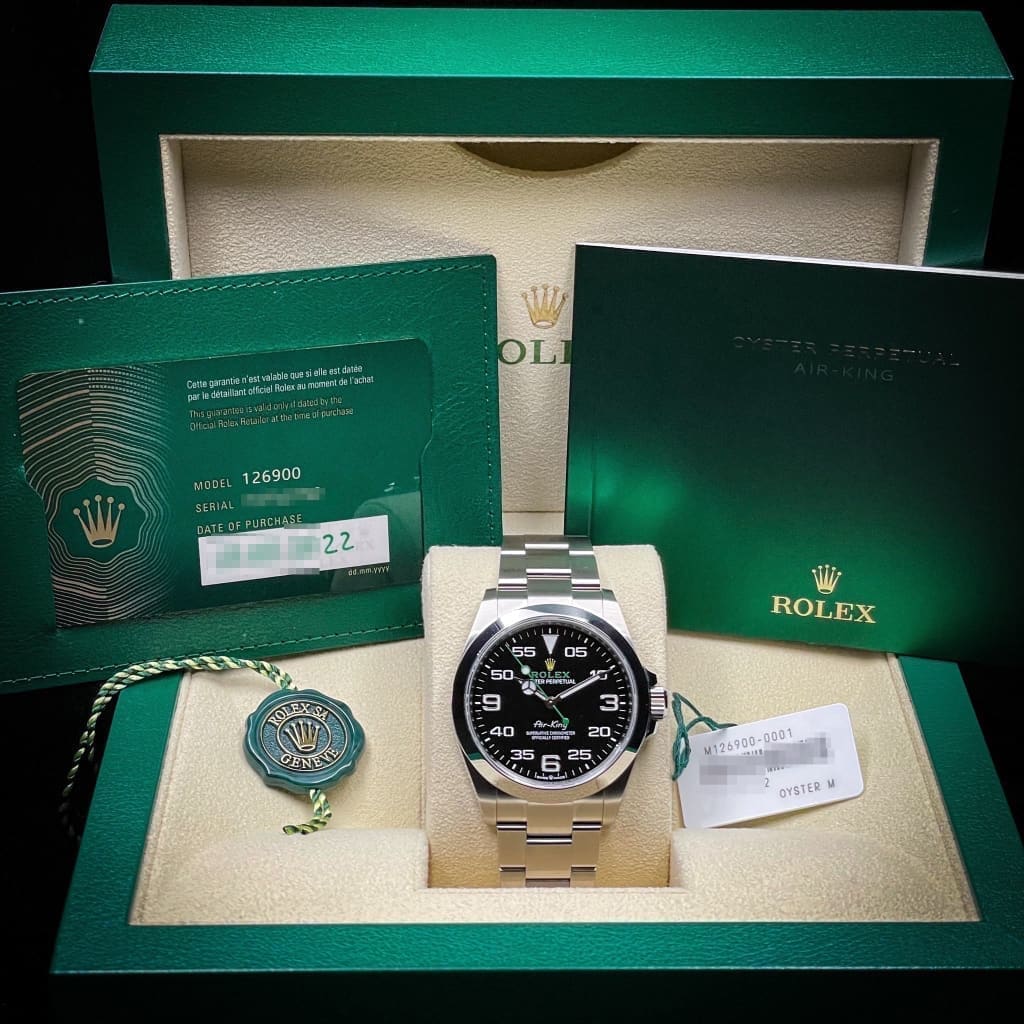 Rolex Air-King 126900- MINT Full Set (2022) at Regard Jewelry in Austin, Texas - Regard Jewelry