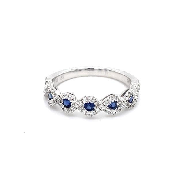 Sapphire and Diamond Band at Regard Jewelry in Austin, TX - Regard Jewelry