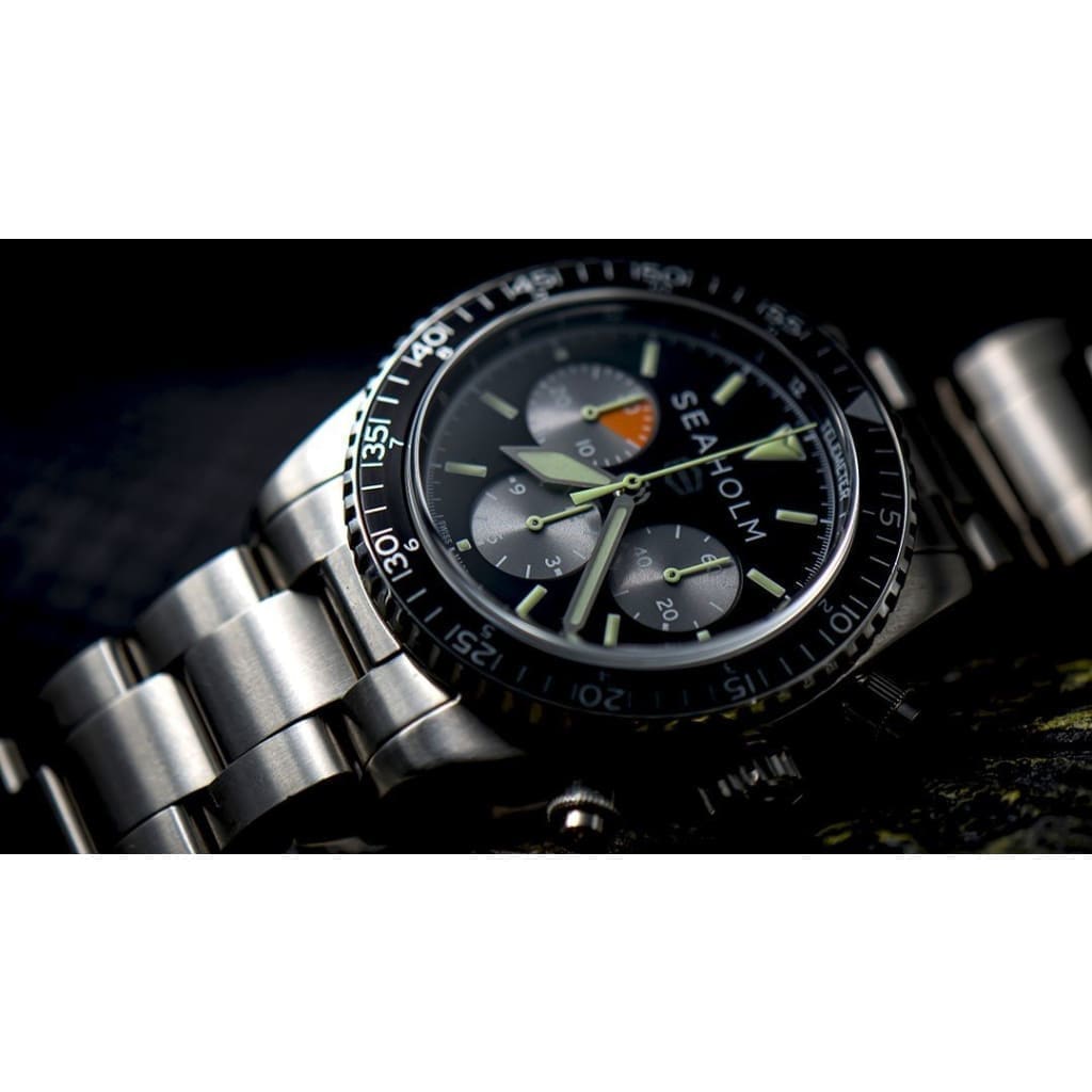 Seaholm Flats Chronograph Watch Black Dial at Regard Jewelry in Austin, Texas - Regard Jewelry