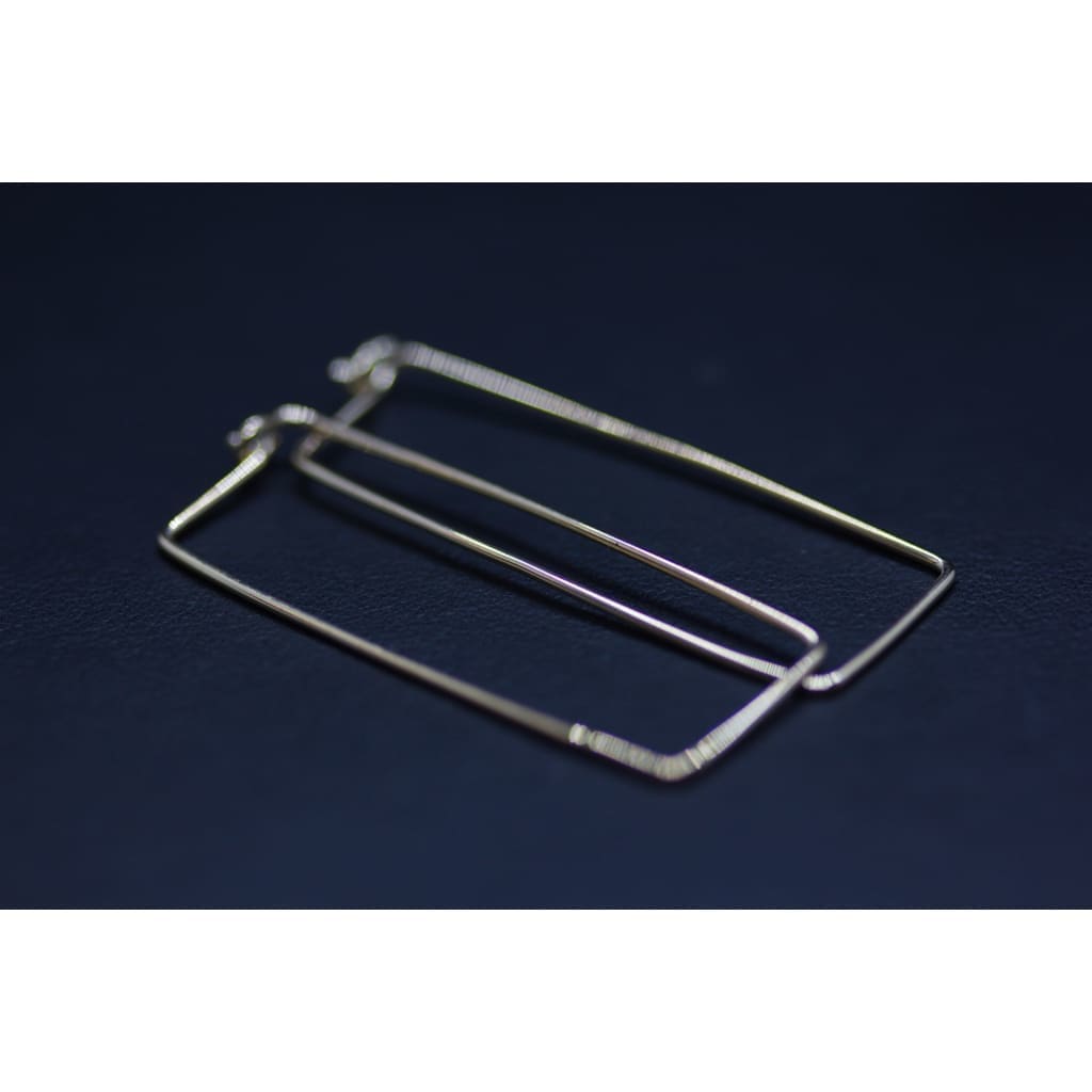 STYLISH GOLD RECTANGLE EARRINGS AT REGARD JEWELRY IN AUSTIN, TX - Regard Jewelry