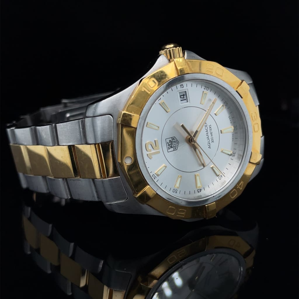 TAG HEUER AQUARACER TWO TONE MEN'S WATCH AT REGARD JEWELRY IN AUSTIN, TEXAS - Regard Jewelry