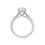 Load image into Gallery viewer, Two-Tone Engagement Ring by Ron Rosen at Regard Jewelry in Austin, Texas - Regard Jewelry
