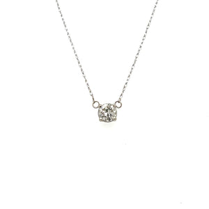 0.37CT Diamond Necklace in 14k White Gold at Regard Jewelry