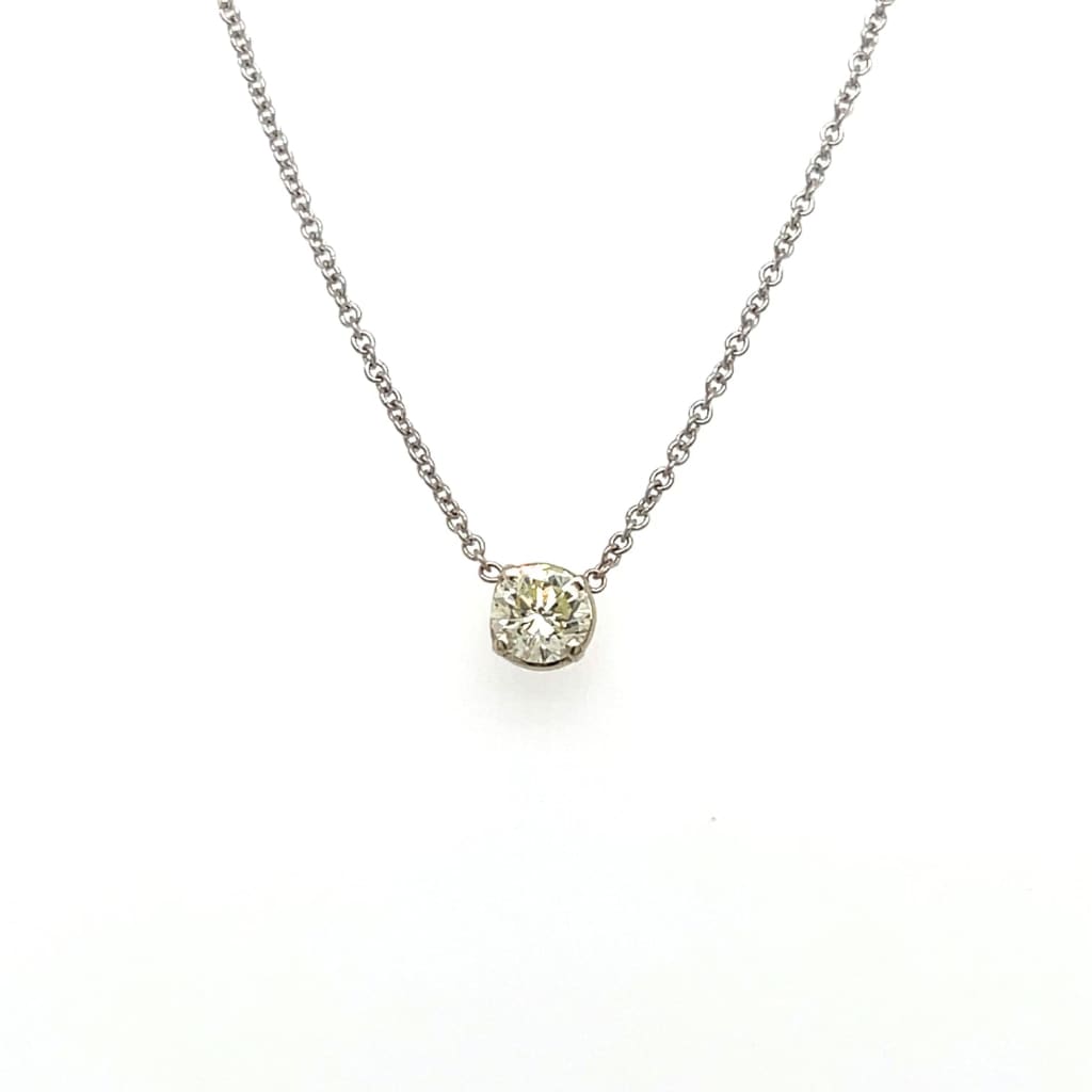 0.42CT Diamond Necklace in 14k White Gold at Regard Jewelry