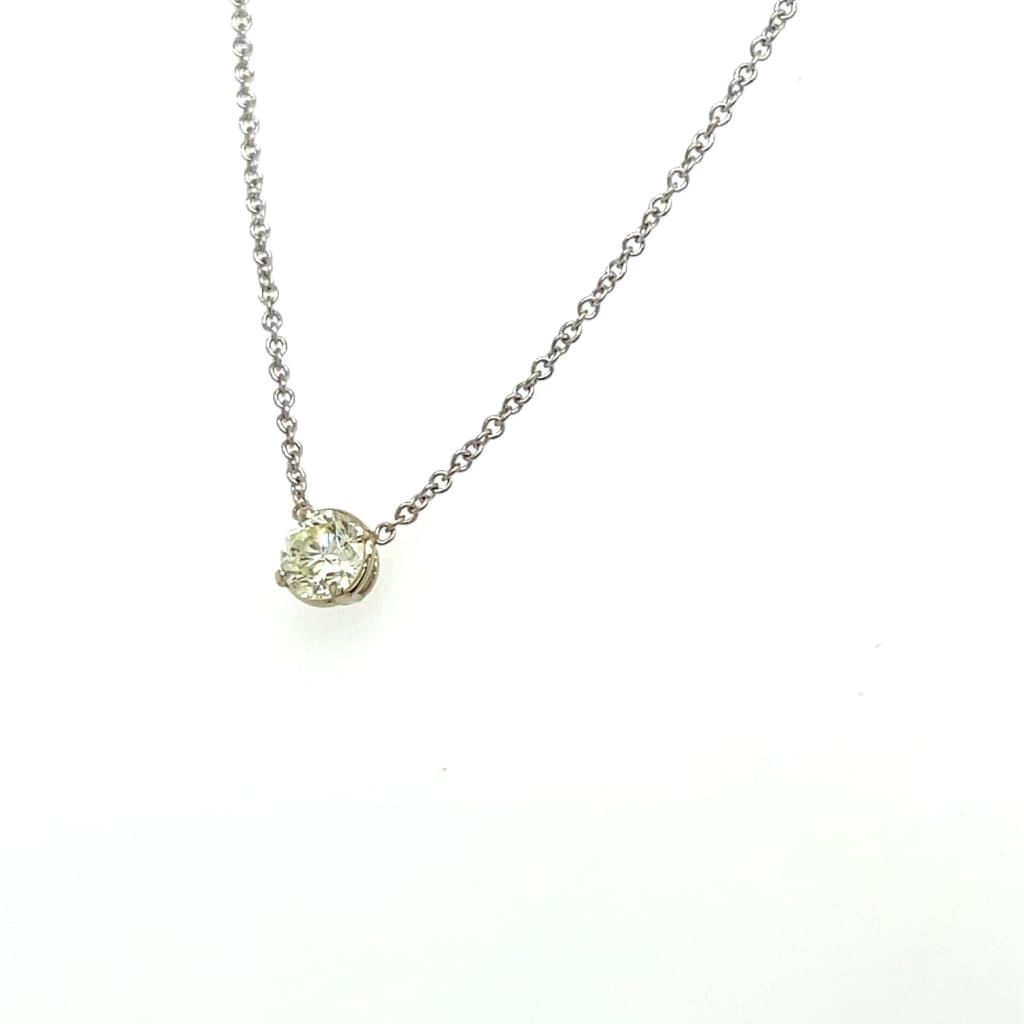 0.42CT Diamond Necklace in 14k White Gold at Regard Jewelry