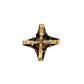 18th Century Medieval Rolled Gold Vermeil Ancient Diamond Flemish Cross Necklace & Top Section 13.5g Regard Jewelry Austin Texas