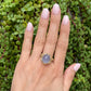 18K YG Stambolian 12ct Blue Chalcedony & .69tcw Diamond Ring 10.2g Regard Jewelry Austin Texas
