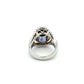 18K WG 8.10ct Oval Sapphire GIA & 1.20tcw RBC Diamond Ring Regard Jewelry Austin Texas