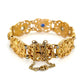 Edwardian 18K Yellow Gold Sapphire & Diamond Bracelet