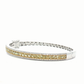 Fancy Yellow Diamond Bangle Bracelet in White Gold at Regard Jewelry Austin Texas