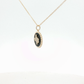 Texas Onyx Charm Necklace in Yellow Gold Regard Jewelry Austin Texas