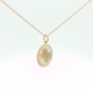 Yellow Gold Mother of Pearl Texas Charm Necklace Regard Jewelry Austen Texas