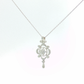 Vintage-Inspired Diamond Filigree Pendant Necklace — White Gold Regard Jewelry Austen Texas