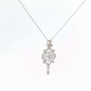 Vintage-Inspired Diamond Filigree Pendant Necklace — White Gold Regard Jewelry Austen Texas