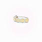 Fancy Intense Yellow Diamond Halo Eternity Ring in White Gold Regard Jewelry Austen Texas