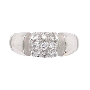 18K WG Mauboussin Paris .40tcw Diamond Polished/Brushed Band Regard Jewelry Austin Texas