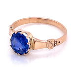 Load image into Gallery viewer, 9K Victorian 1.51ct NO HEAT Sapphire Ring Regard Jewelry Austin Texas
