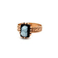 9K Rose Gold Victorian Sardonyx Cameo Morning Band Ring Regard Jewelry Austin Texas