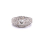 Platinum Art Deco Dome .40ct OEC & .75tcw Diamonds Regard Jewelry Austin Texas