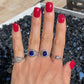 Platinum Art Deco 2.51ct Oval Sapphire GIA NO Heat, Ceylon Diamond Ring Regard Jewelry Austin Texas