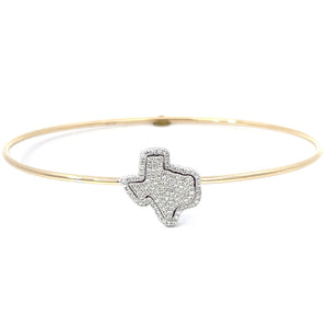 Texas Diamond Bracelet in White Gold with Elegant Detailing