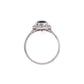 Platinum Art Deco 2.51ct Oval Sapphire GIA NO Heat, Ceylon Diamond Ring Regard Jewelry Austin Texas
