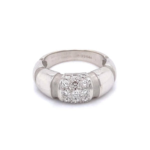 18K WG Mauboussin Paris .40tcw Diamond Polished/Brushed Band Regard Jewelry Austin Texas