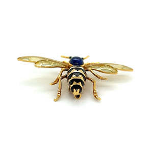 Cartier Plique A Jour Wings Bee Brooch Regard Jewelry Austin, Texas