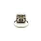 Platinum 1.34tcw French Cut Diamond & 1.26tcw French Cut Ruby Ring 7g Regard Jewlery Austin Texas