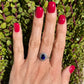 Platinum Art Deco 2.51ct Oval Sapphire GIA NO Heat, Ceylon Diamond Ring Regard Jewelry Austin Texas
