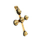 18th Century Medieval Rolled Gold Vermeil Ancient Diamond Flemish Cross Necklace & Top Section 13.5g Regard Jewelry Austin Texas