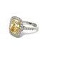 6 Carat Fancy Yellow Diamond Ring Regard Jewelry Austin Texas.