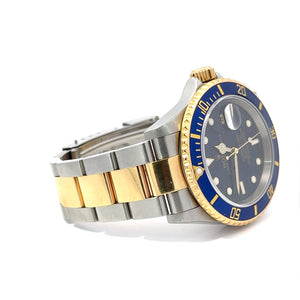 Rolex Submariner Bluesy Two-Tone Watch with Blue Dial