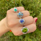 1950's Platinum .55ct Sqyare Emerald & .45tcw Diamond Ring Regard Jewelry Austin Texas
