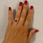 Load image into Gallery viewer, 9K Victorian 1.51ct NO HEAT Sapphire Ring Regard Jewelry Austin Texas
