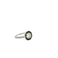 Blue Sapphire Octagon Ring With Diamonds