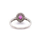 Platinum Art Deco .60ct GIA Purplish Pink Sapphire & .32tcw Diamond Ring Regard Jewelry Austin Texas