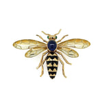 Load image into Gallery viewer, Cartier Plique A Jour Wings Bee Brooch Regard Jewelry Austin, Texas
