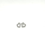 Load image into Gallery viewer, Diamond Heart Earrings at Regard Jewelry in Austin Texas -
