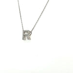 Load image into Gallery viewer, Diamond Letter R Necklace at Regard Jewelry in Austin Texas
