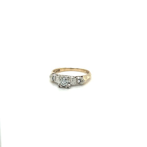 Diamond Ring set in 14k Gold at Regard Jewelry in Austin
