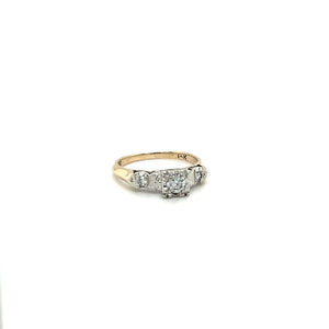 Diamond Ring set in 14k Gold at Regard Jewelry in Austin
