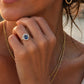 Platinum 3.03ct Oval NO HEAT Ceylon Sapphire & 1.08tcw Baguette & RBC Diamond Ring 9.3g Regard Jewelry Austin Texas