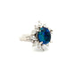 Platinum 2.88ct Black Opal & 1.11tcw Marquis & RBC Diamond Ring 10.3g Regard Jewelry Austin Texas