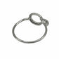 Platinum on 14K Art Deco French .17tcw OEC Diamond Stick Pin Ring 2.0g Regard Jewelry Austin Texas