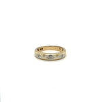 Load image into Gallery viewer, Estate 14k Gold Band with Diamonds at Regard Jewelry in
